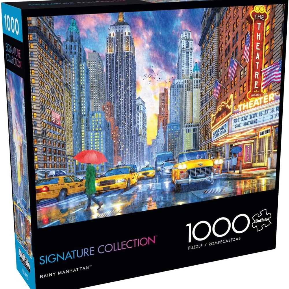 Rainy Manhattan 1000-Piece Jigsaw Puzzle - Signature Collection Rainy Manhattan